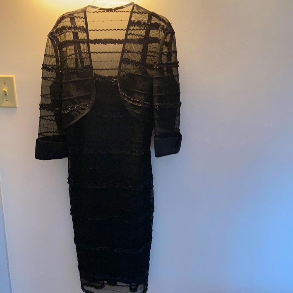 R&M Richards dress and shrug